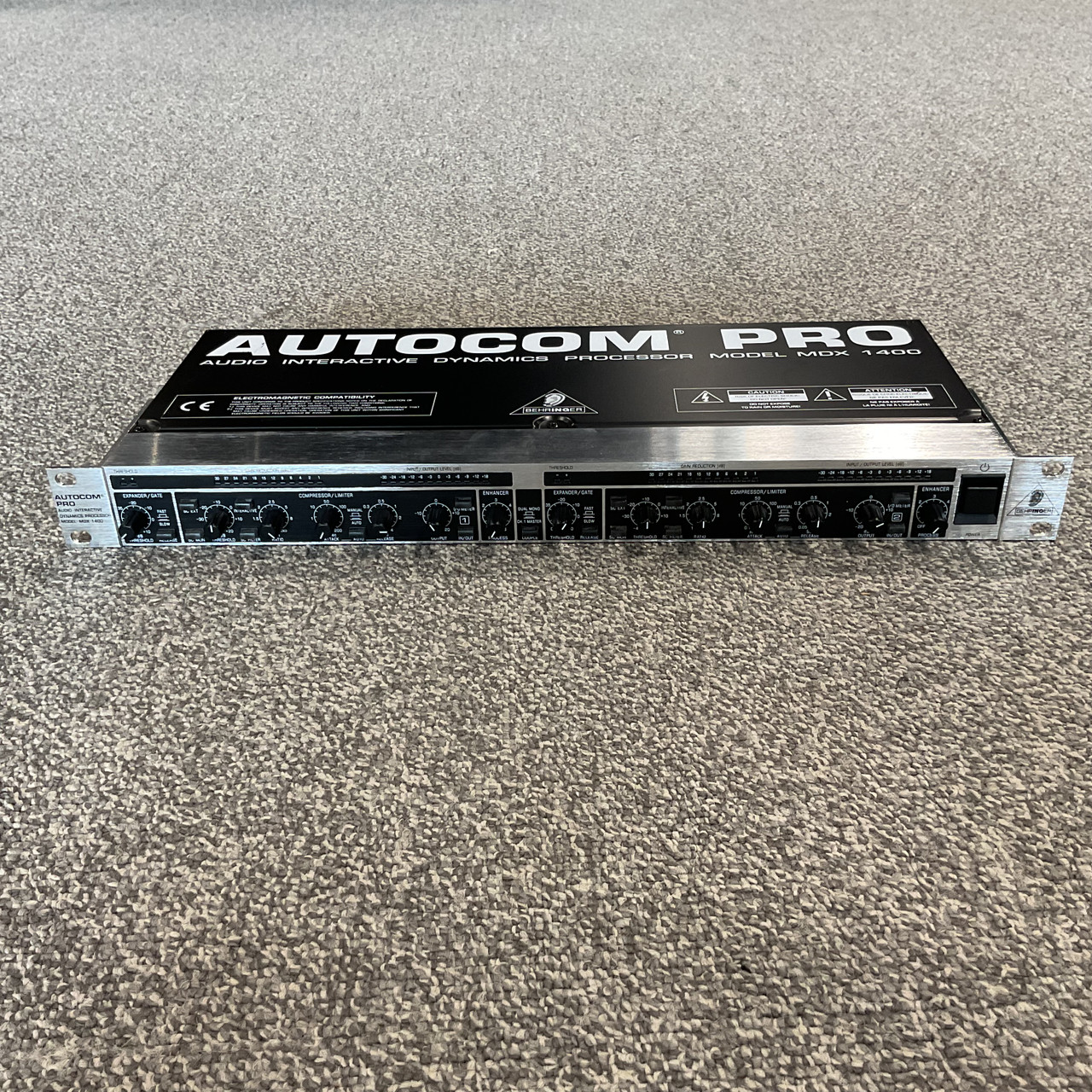 Behringer ベリンガー オーディオコンプレッサー　MDX 1400 Used BEHRINGER MDX1400 AUTOCOM PRO Rack Compressor