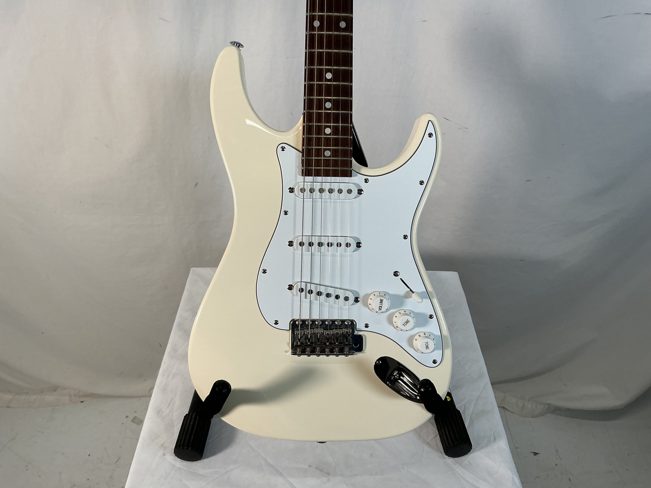 Used Greco SUPER SOUND BLASTER S Type Electric Guitar White