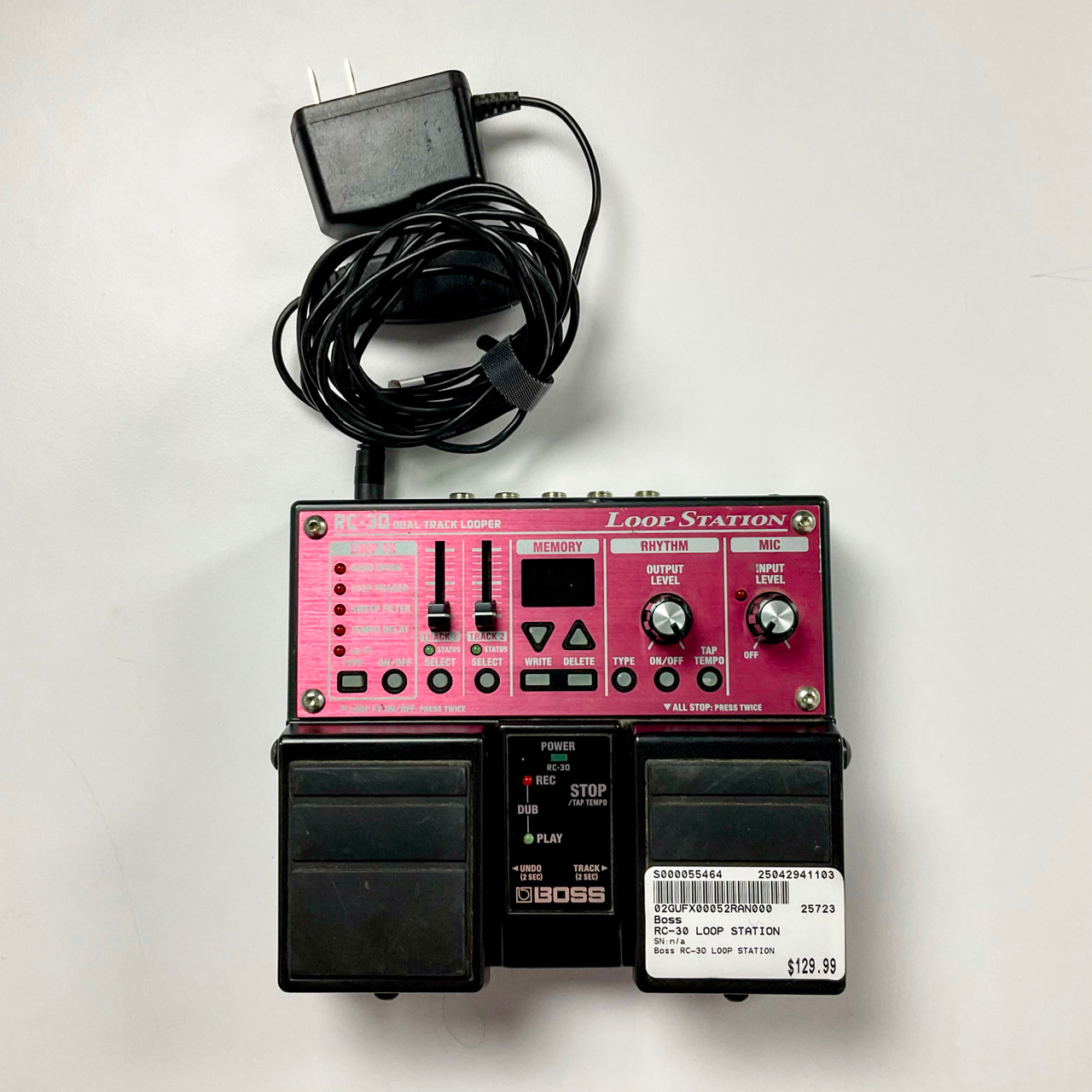 BOSS RC-30 Loop Station（未使用） Amazon.com: BOSS RC-30 Loop Station Twin Guitar Pedal, Red