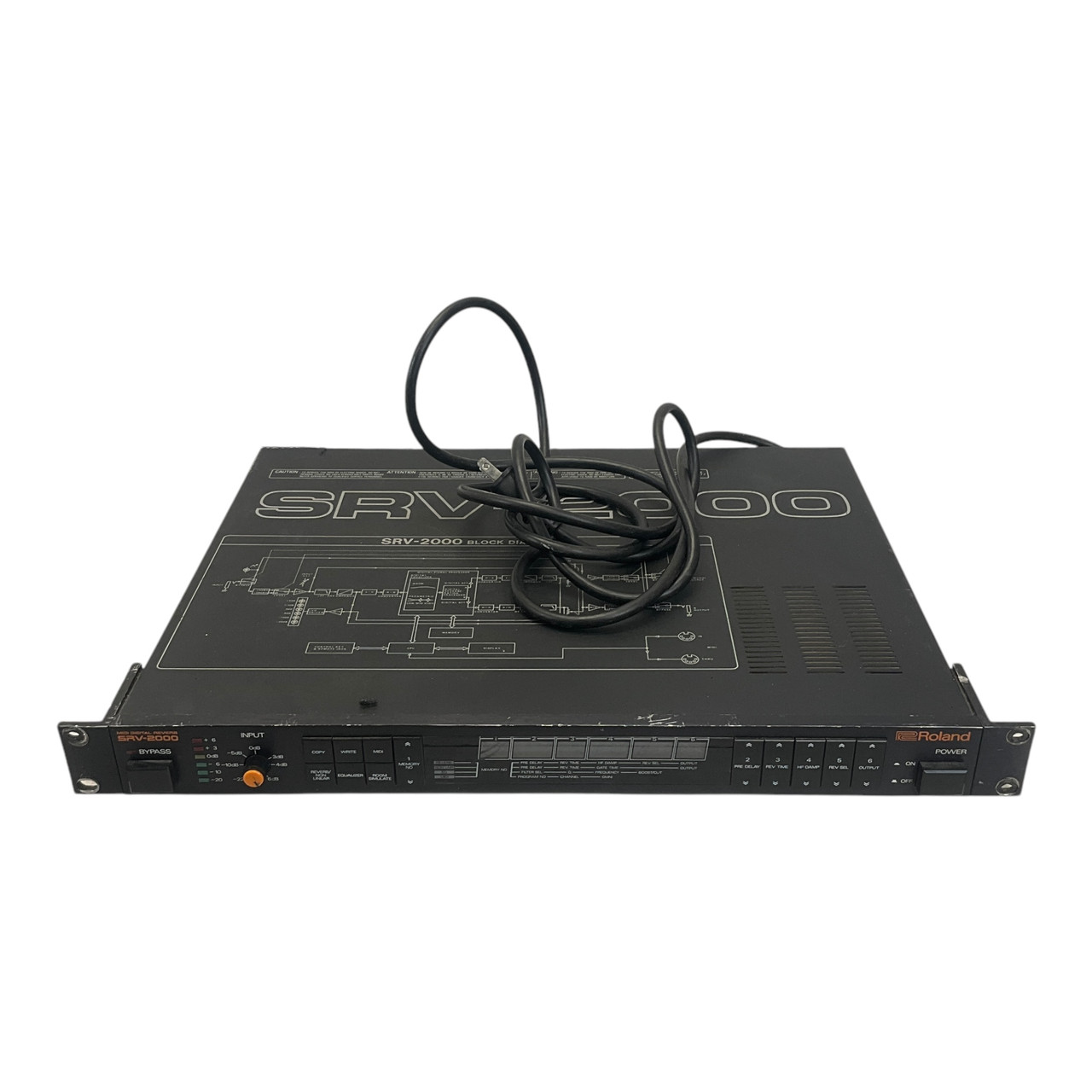 ギター Roland SRV-2000 Used Roland SRV-2000 MIDI Digital Reverb Rackmount Guitar Effect