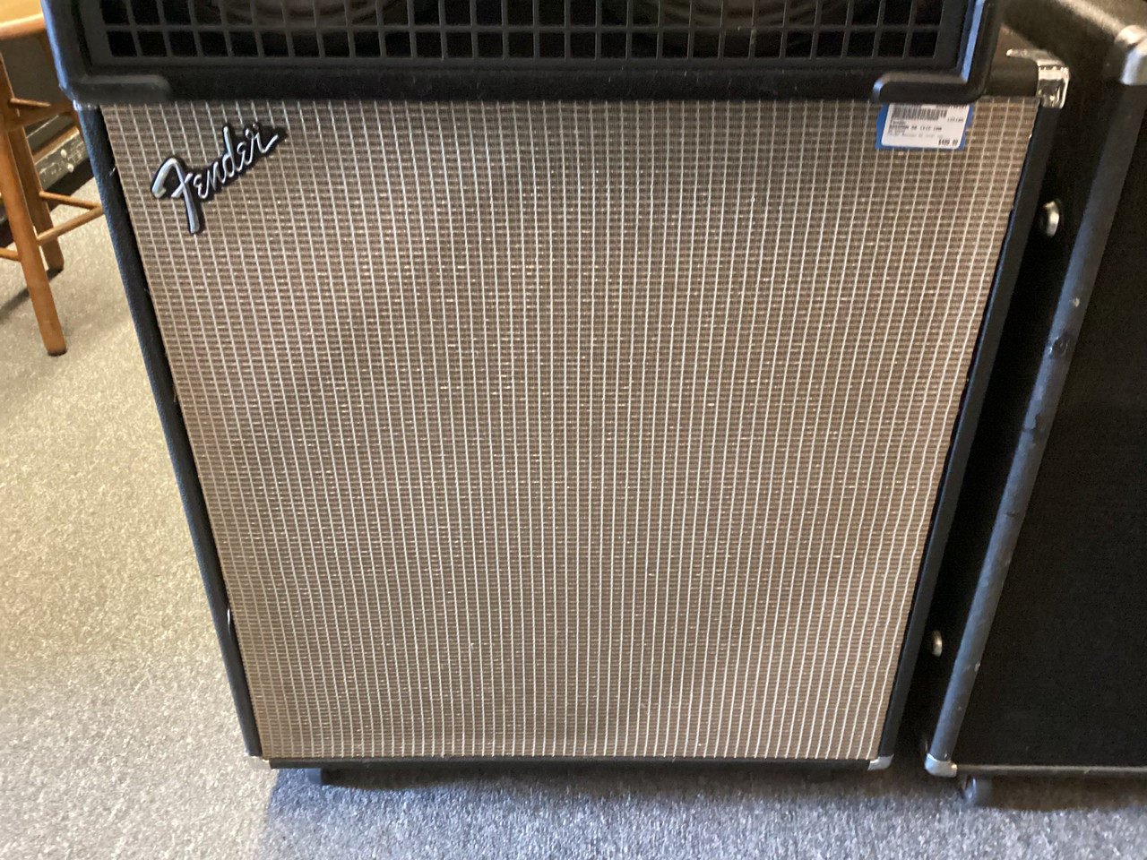 Used Fender BASSMAN 50 2X15 CAB 2 x 15 Bass Guitar Cabinet 2 x 15