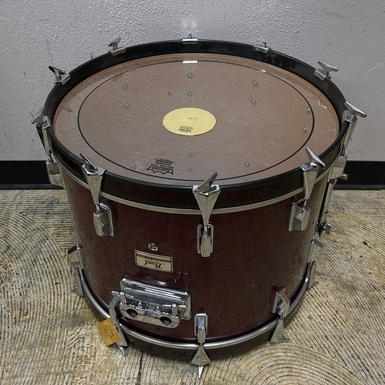 Used Pearl 22X16 PROFESSIONAL MLX BASS DRUM Kick Drum Red 22