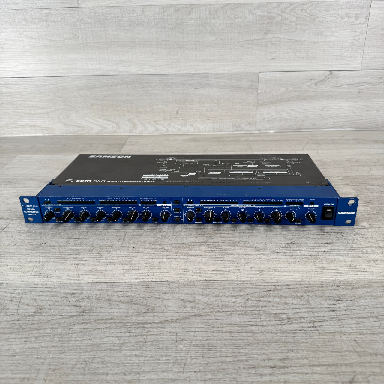 Used Samson S-com Plus Stereo Compressor / Limiter