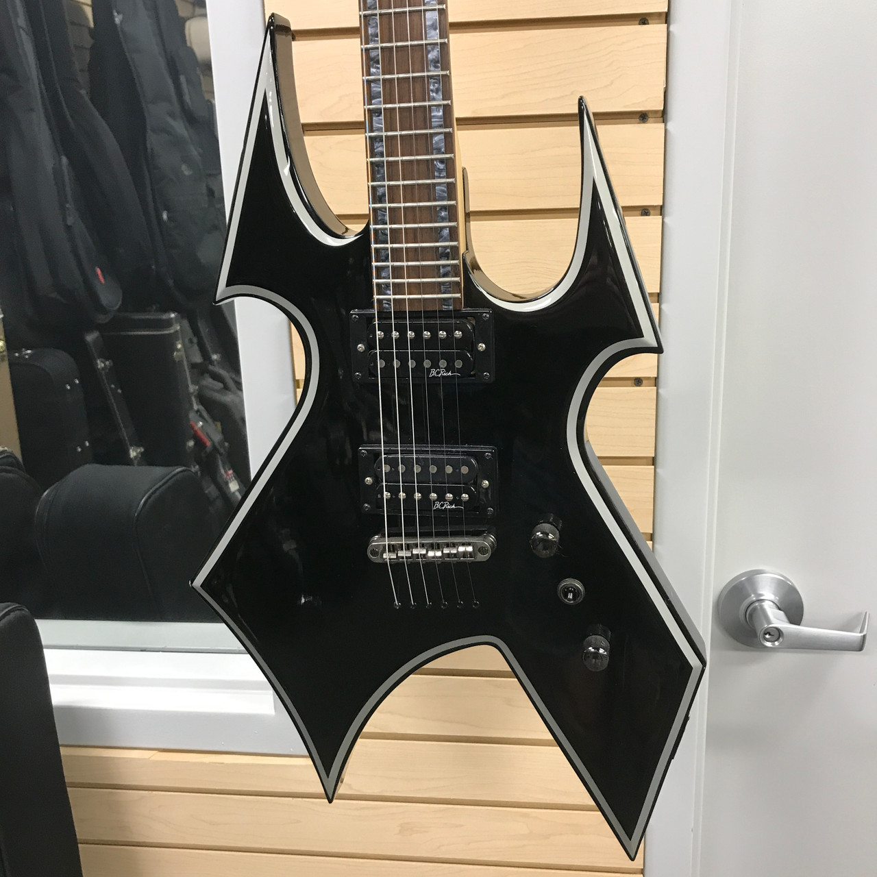 Used BC Rich WARBEAST TRACE Pointy Electric Guitar Black 6-String