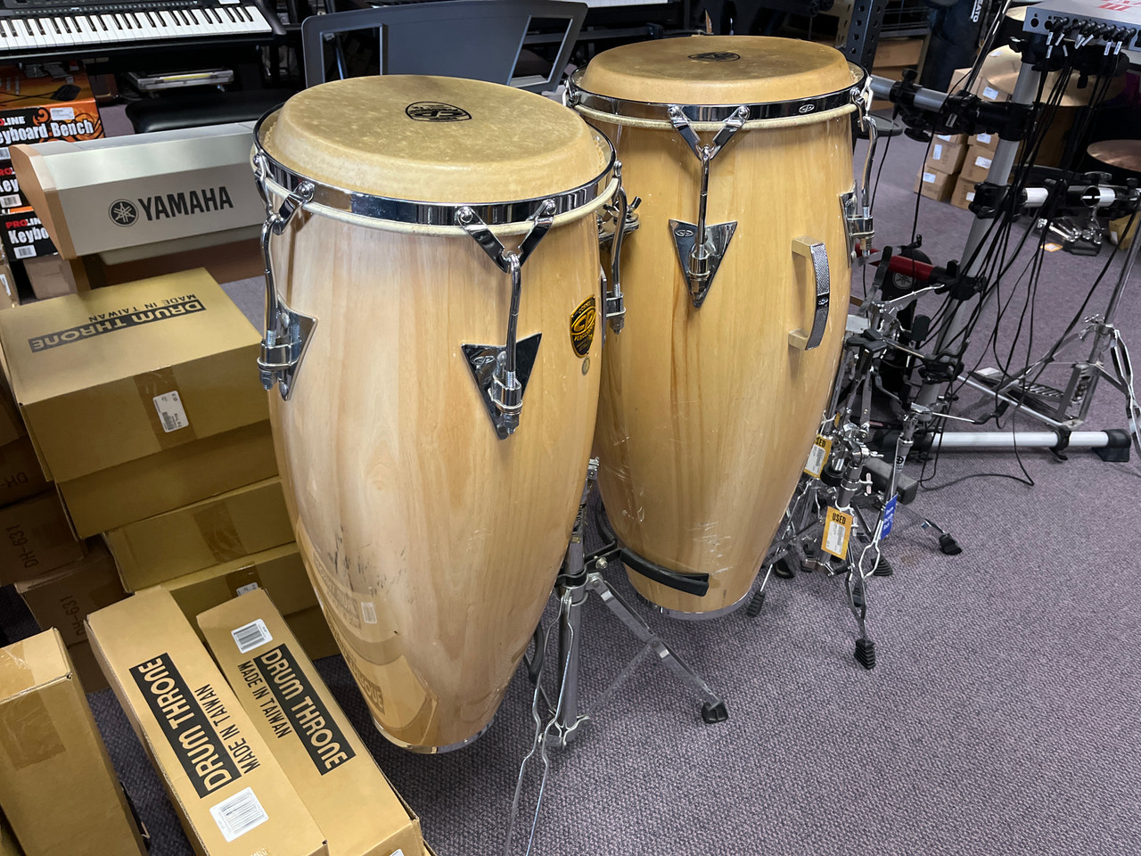Used Cosmic Percussion 9/10 CONGAS W/STAND Conga