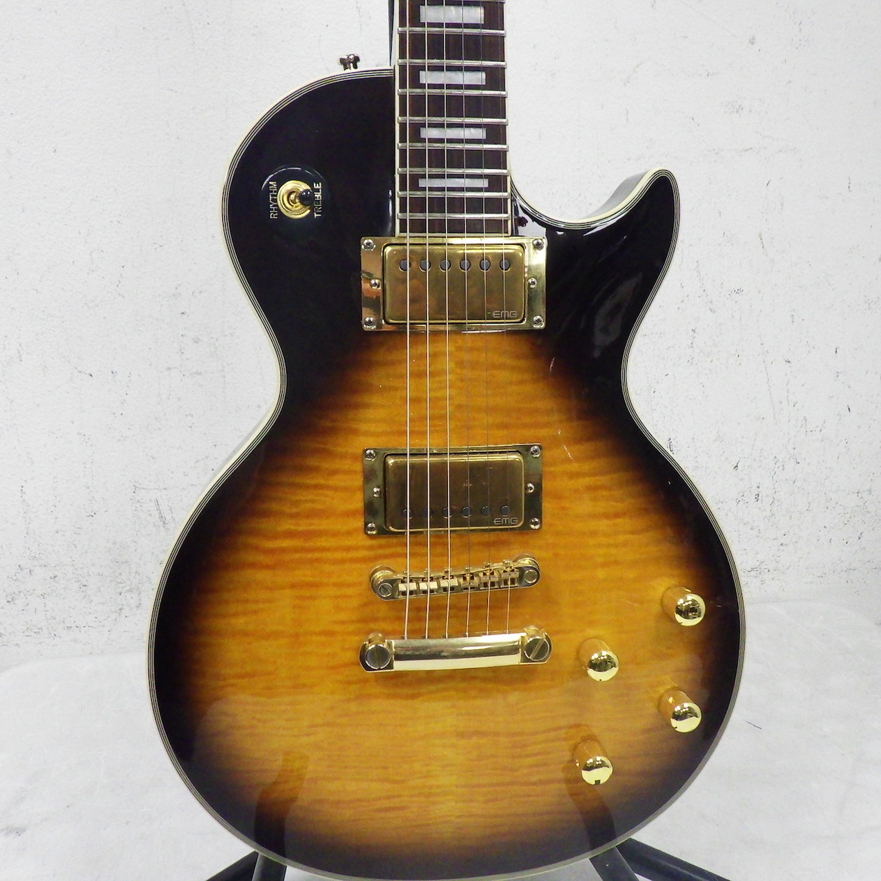 EpiphoneJAPAN Les Paul custom フジゲン  EMG LP Custom with EMG Zakk Wylde set : r/Epiphone