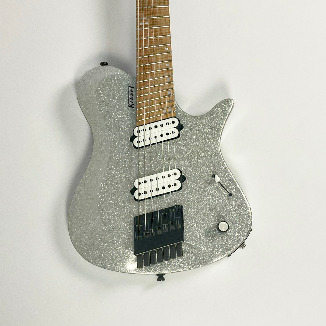 Used Kiesel ZEUS ZM7 Electric Guitar Silver/Gray 7-String