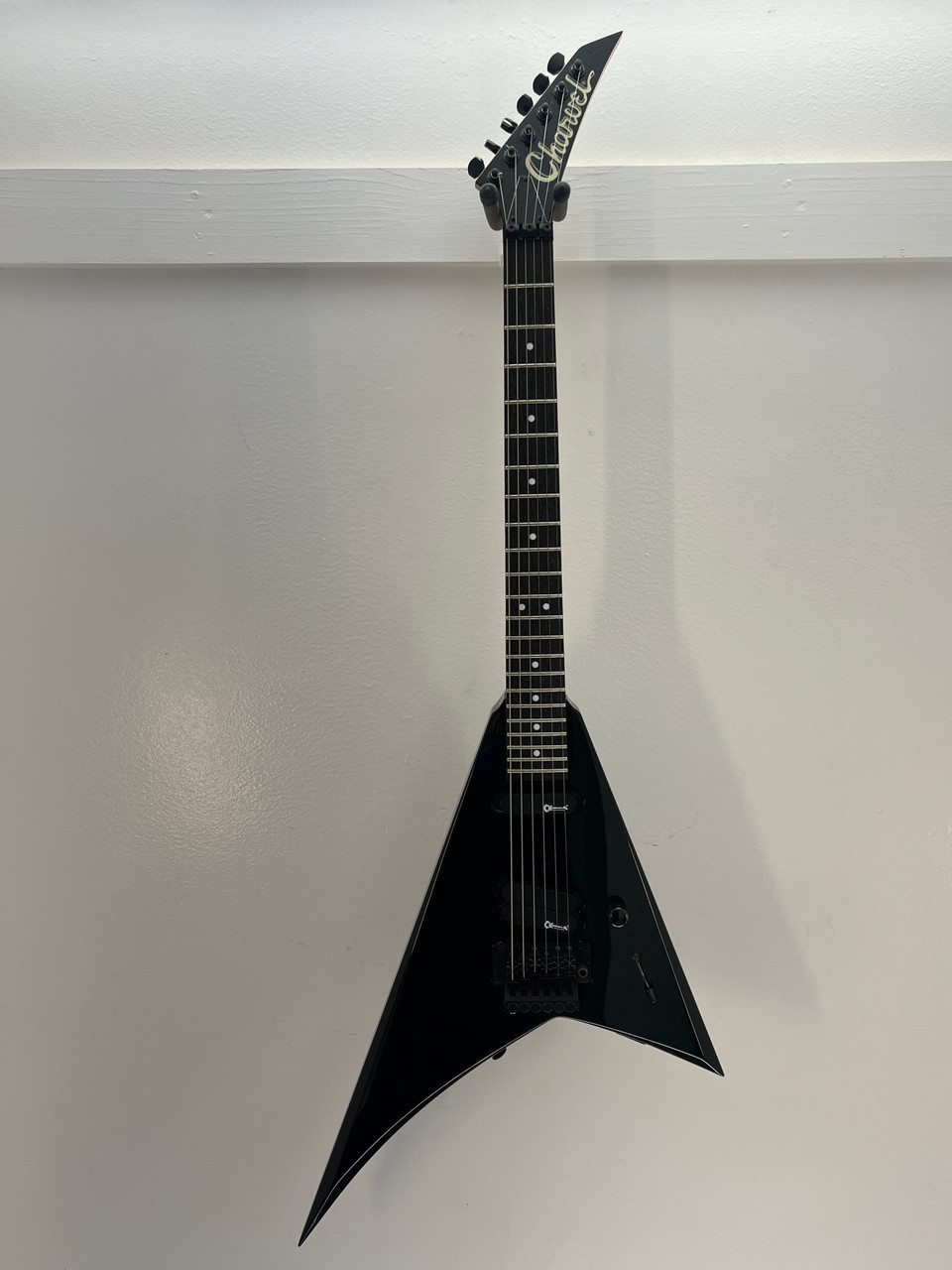 1986 Charvel Model 6 Black Electric Guitar w/ Gig Bag HSS