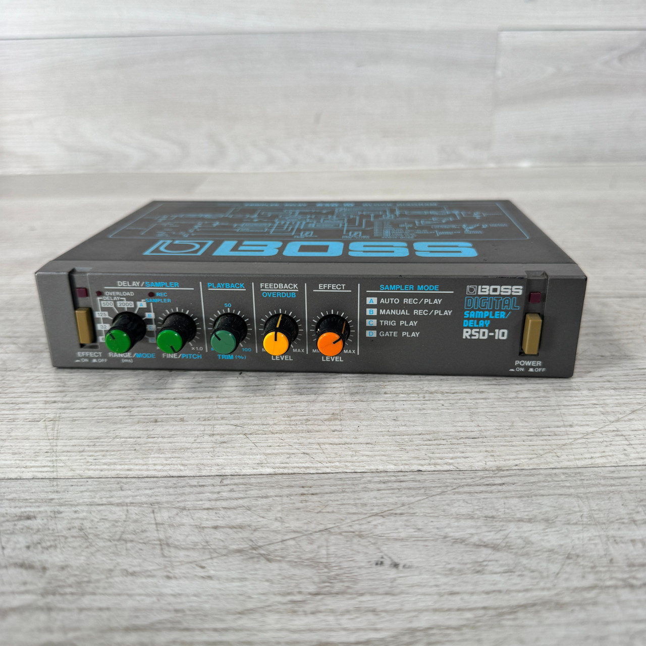 Used Boss RSD-10 Micro Rack Series Digital Sampler / Delay