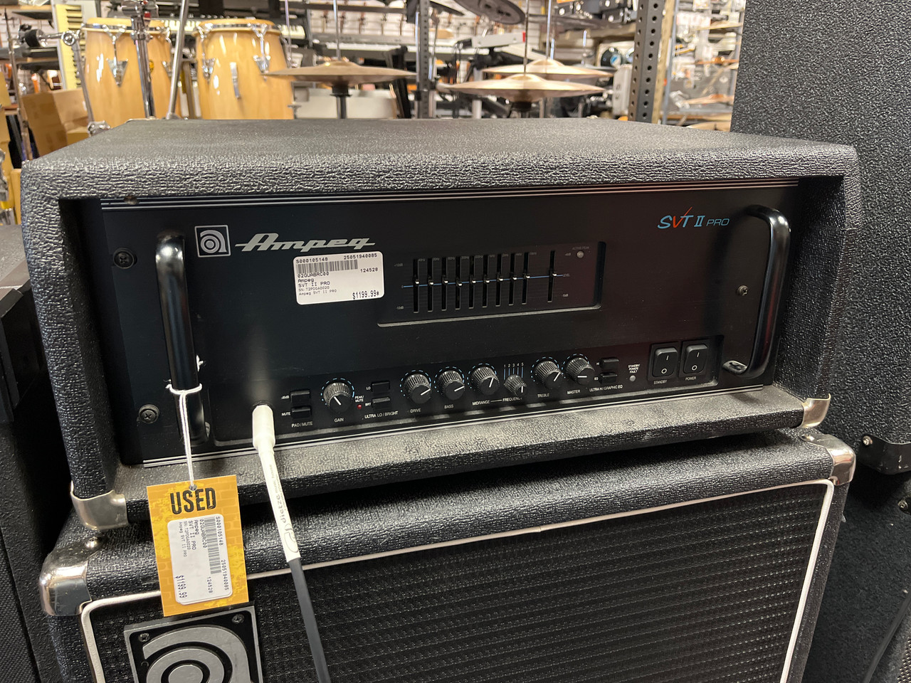 Ampeg SVT-2 PRO ベースアンプ　オールチューブ　プロ仕様　値下げ可 中古音響機材】 AMPEG SVT-2PRO ベースアンプ 全国通信販売
