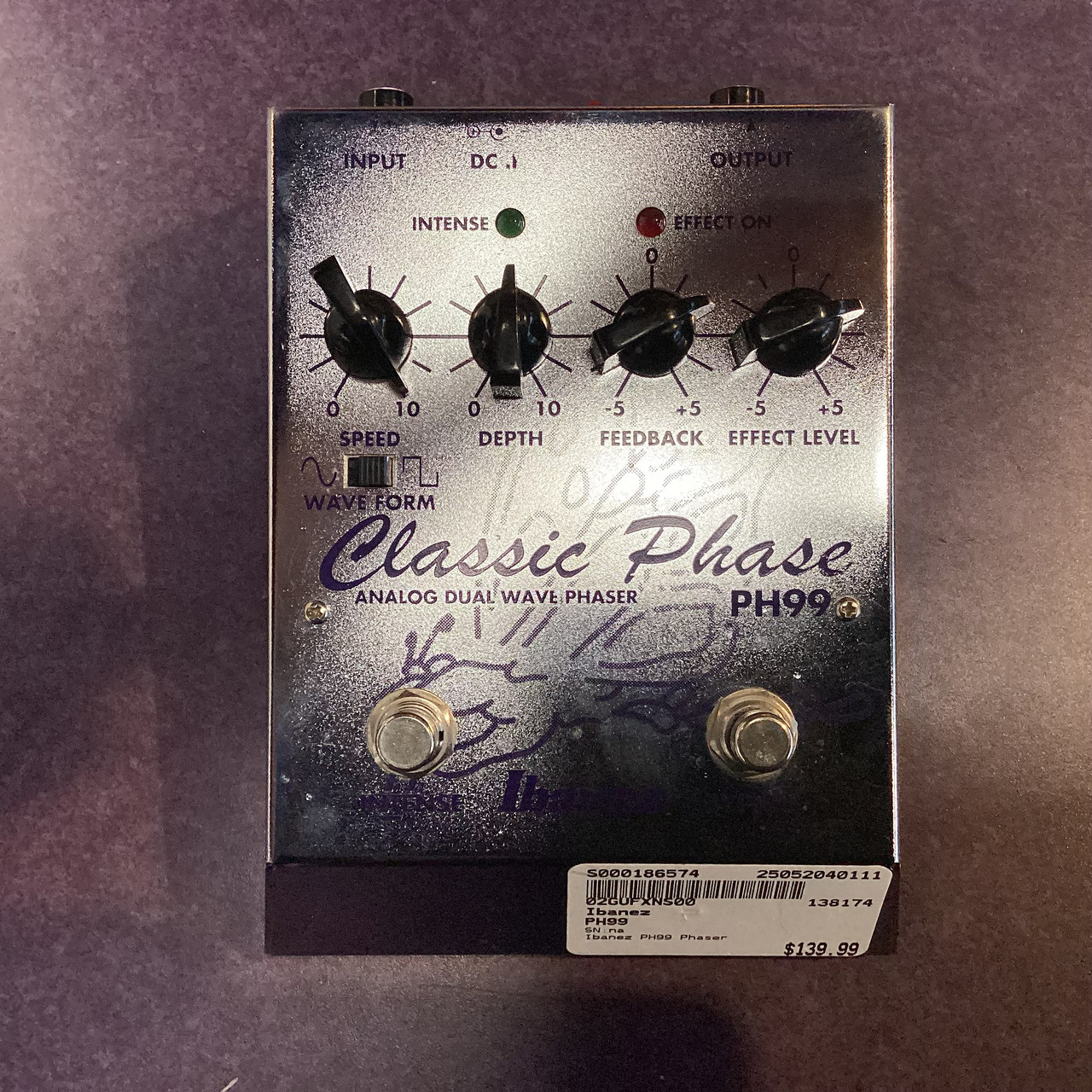 Ibanez PH99 Classic Phaseフェイザー