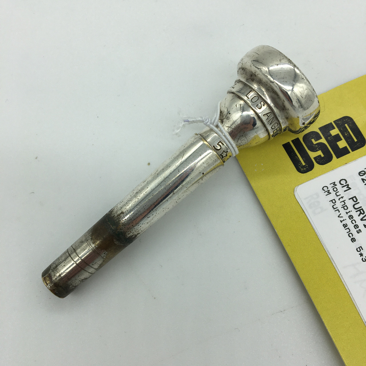 Used CM PURVIANCE 5 STAR 3 TRUMPET MOUTHPIECE Band Instrument