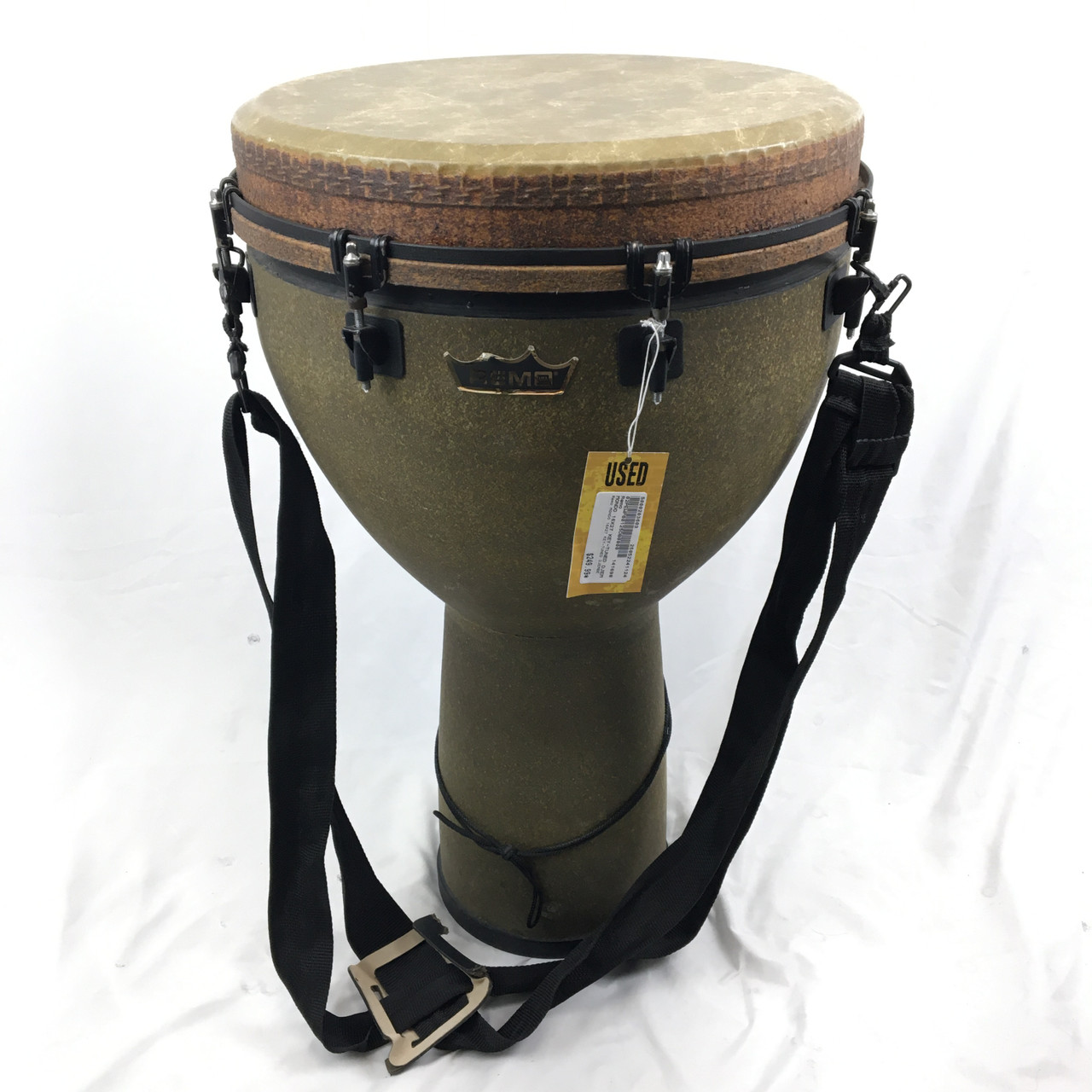 Used Remo MONDO 16X27 KEY-TUNED DJEMBE Djembe