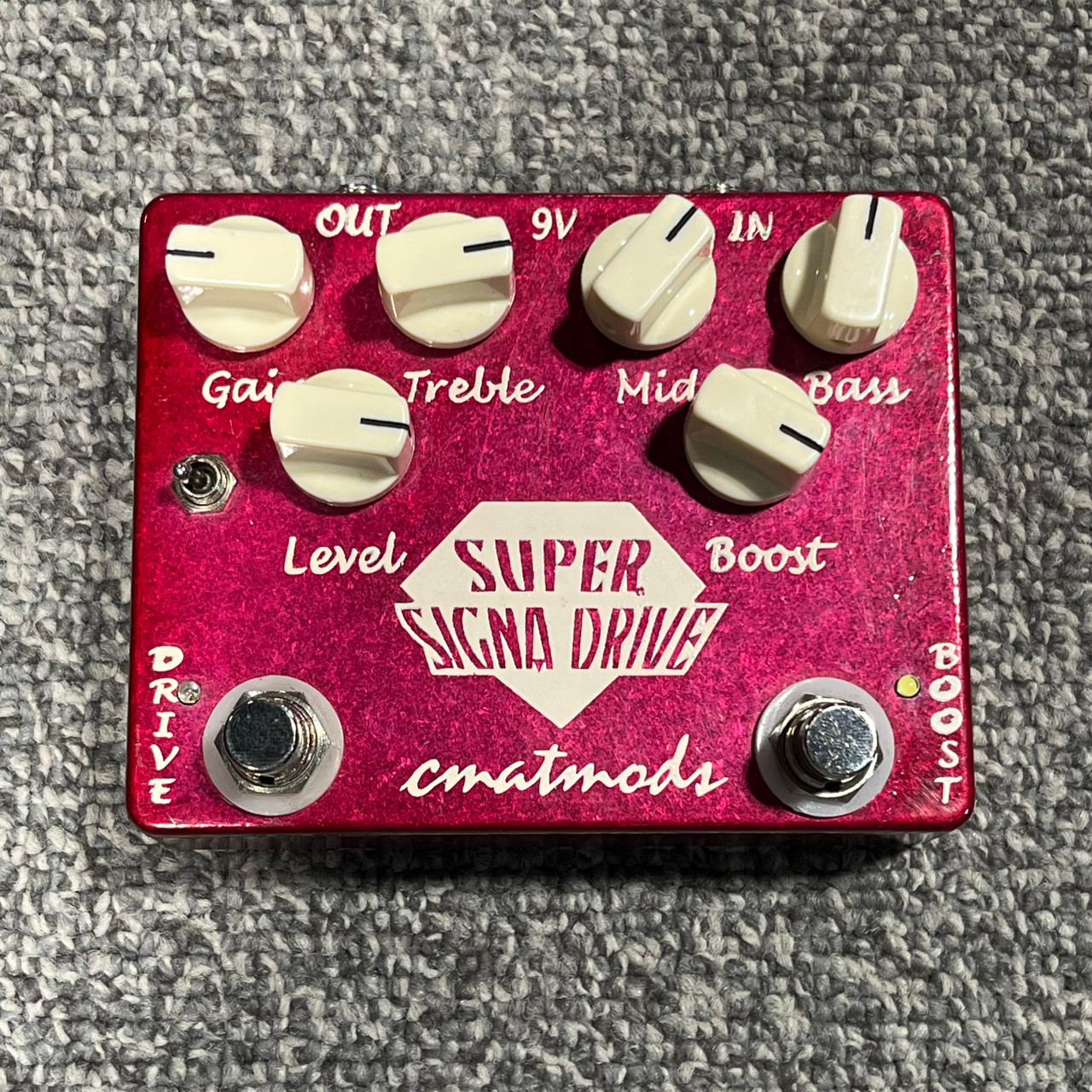 Used CMAT MODS SUPER SIGNA DRIVE Guitar Overdrive Pedal