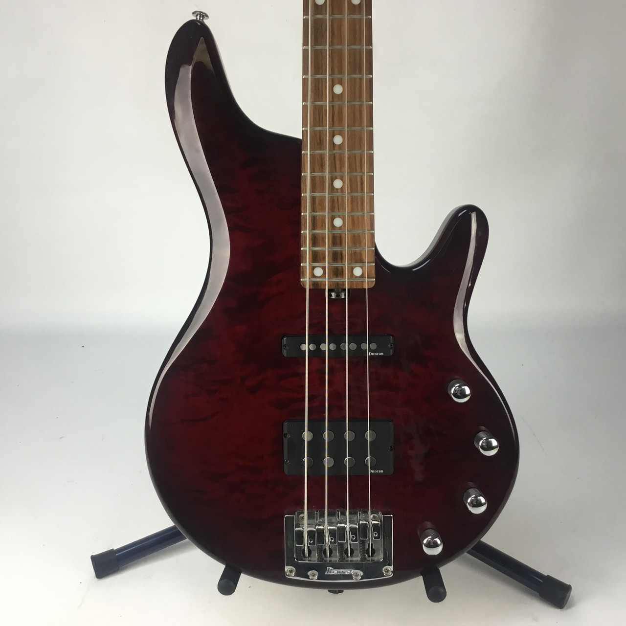 Used Ibanez RDGR Modern Metal Bass Guitar Red 4-String