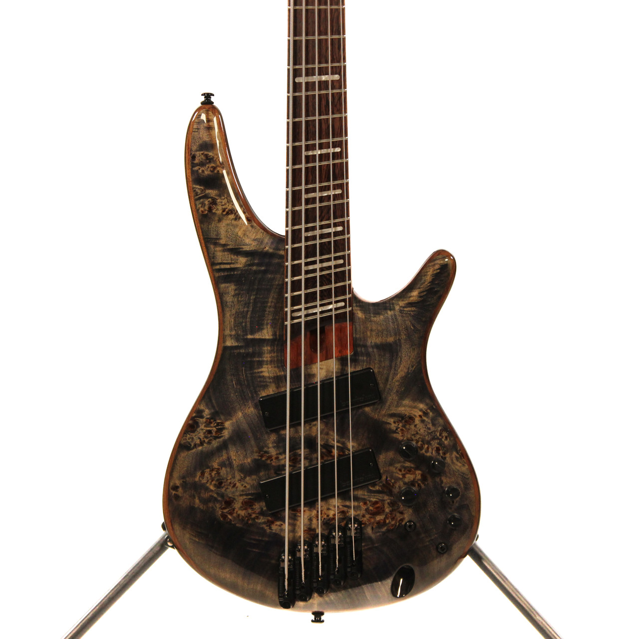 Ibanez SRMS805 美品 Ibanez Bass Workshop SRMS805 Multi-Scale Bass Guitar - Brown