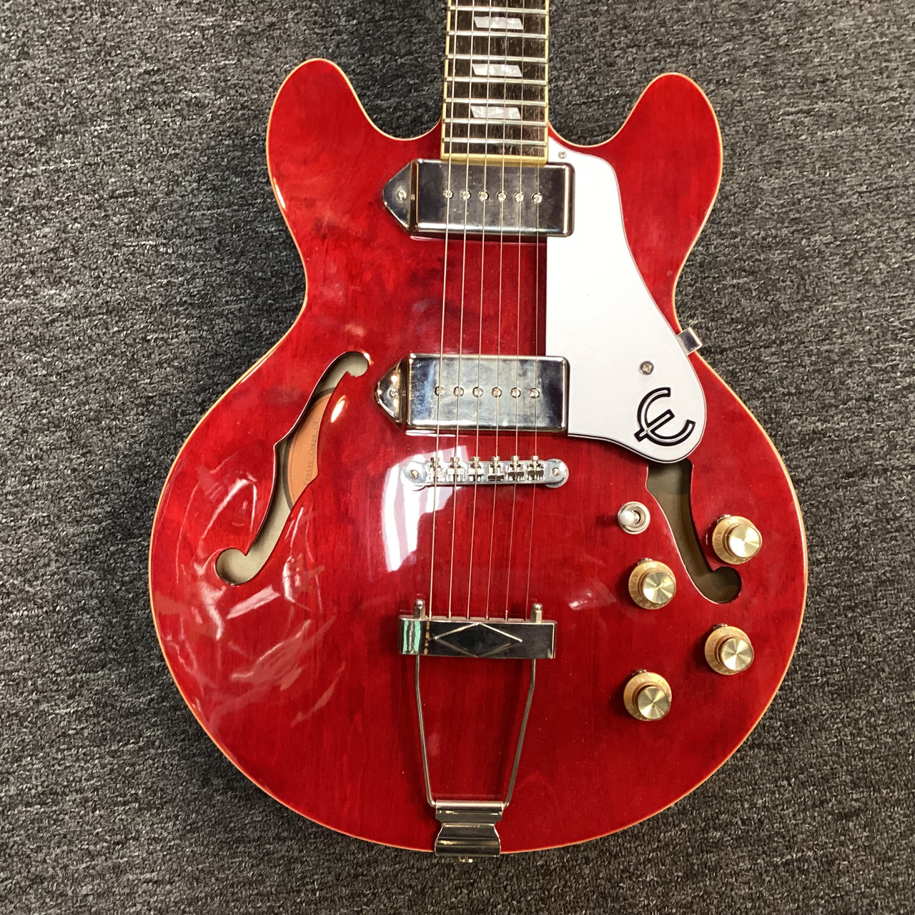 Used Epiphone CASINO COUPE Semi-Hollow Electric Guitar Red 6