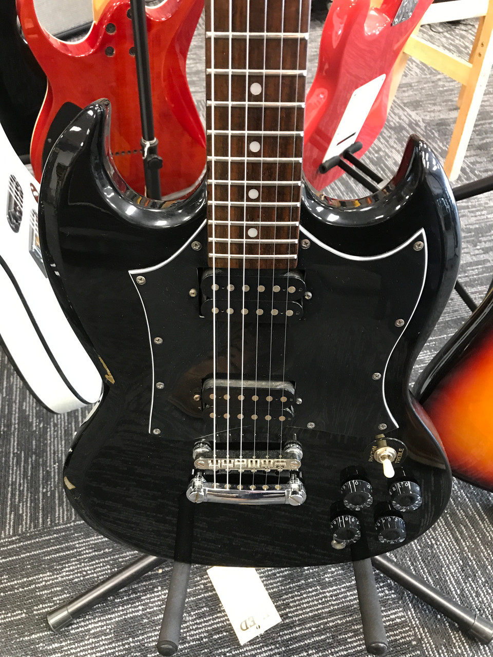 Used Epiphone 1991 SG SG Type Electric Guitar Black 6-String