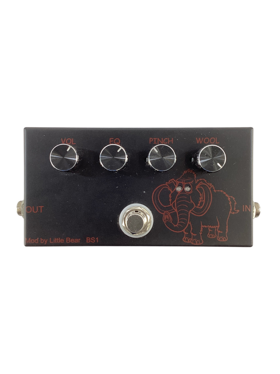 Mod by Little Bear BS1 エフェクター Mod By Little Bear BS1 Black (Zvex Wooly Mammoth Clone) Bass Pedal