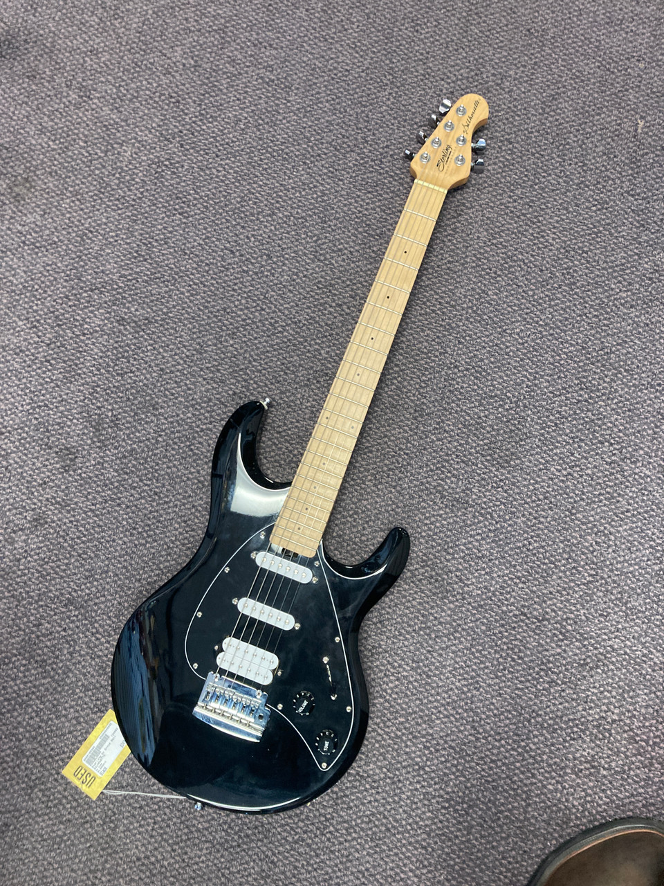 Used Sterling by Ernie Ball SILHOUETTE Electric Guitar Black 6-String