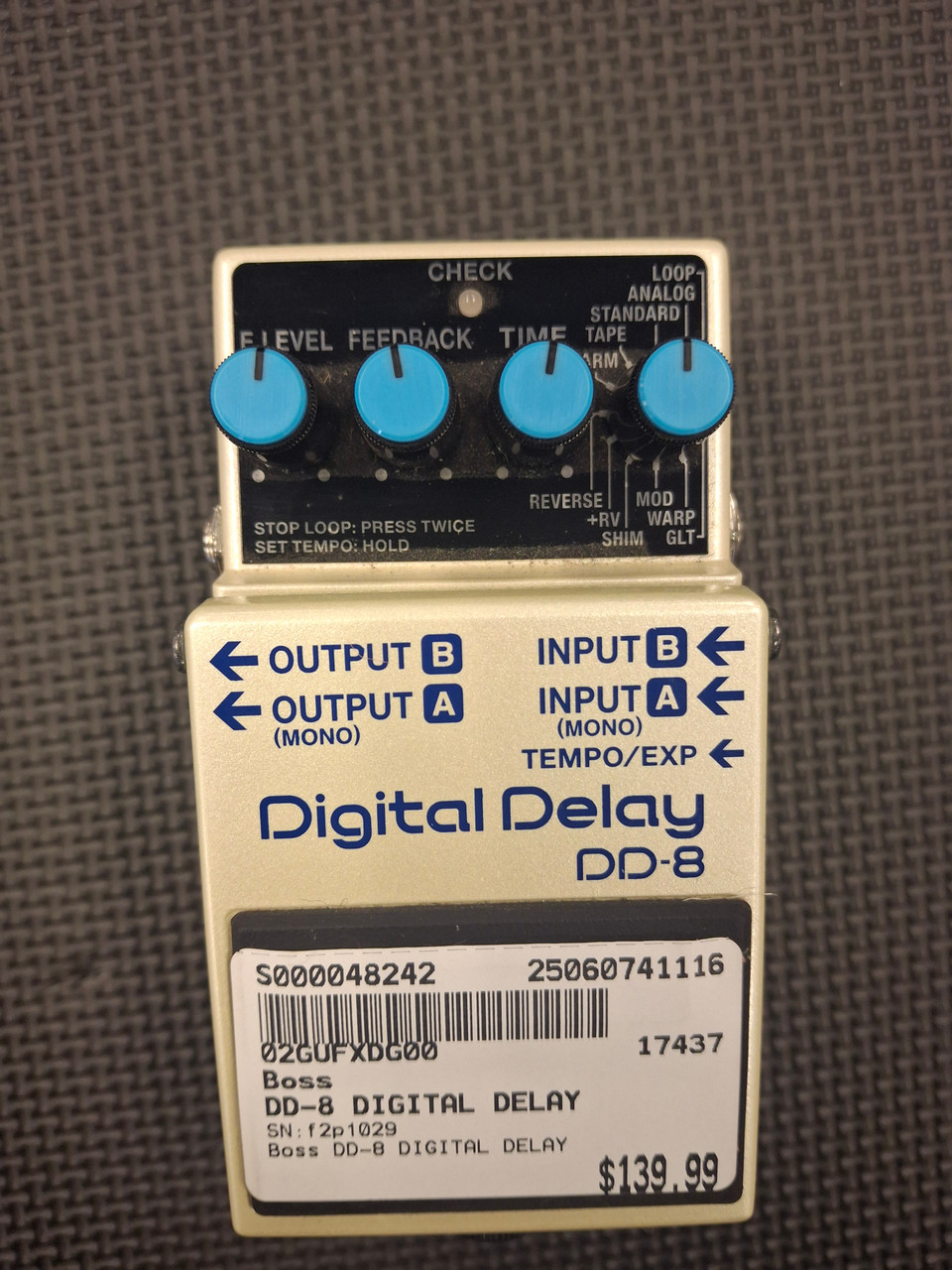 Used Boss DD-8 DIGITAL DELAY Guitar Effect