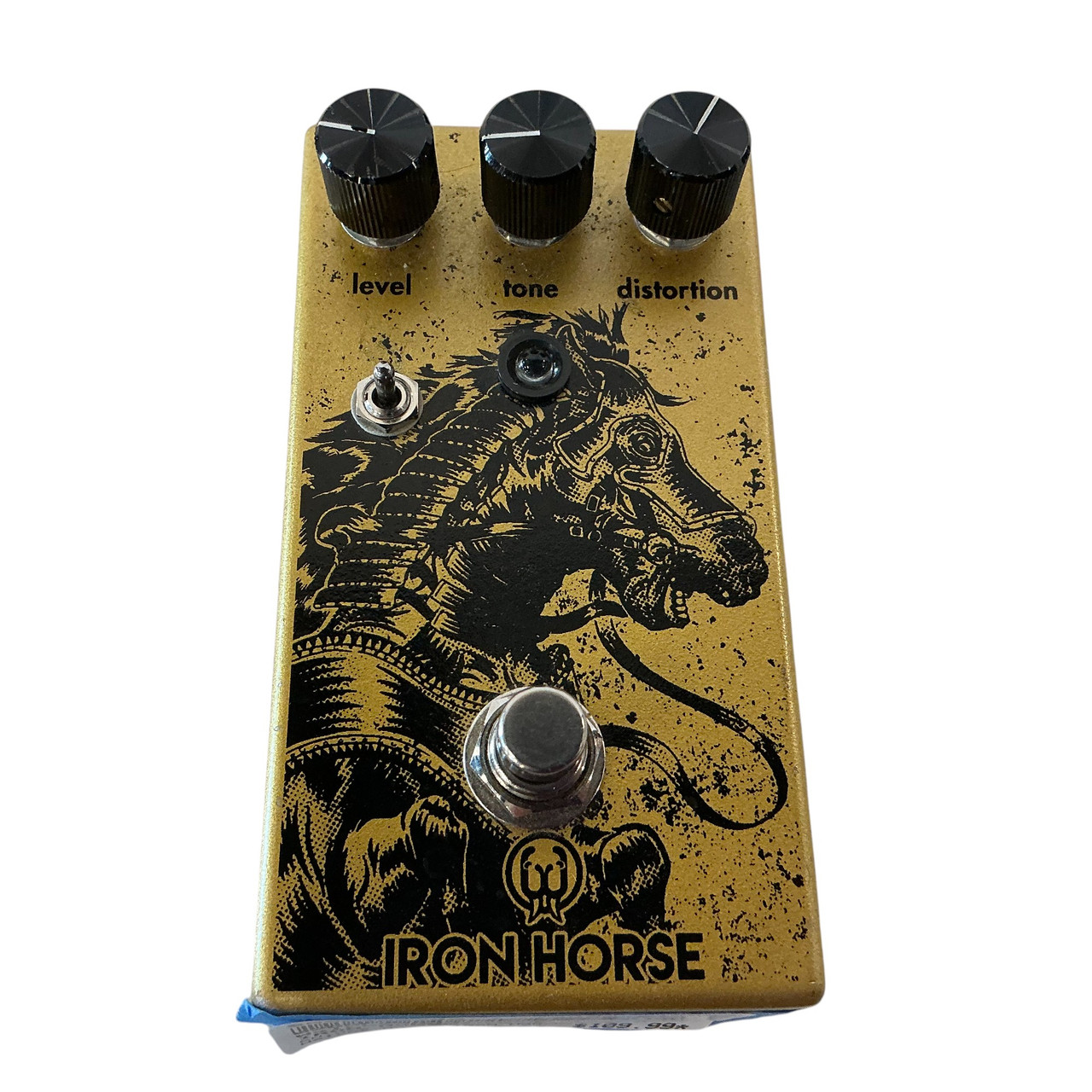 （美品）WALRUS AUDIO IRON HORSE Distortion Iron Horse LM308 Distortion Limited Edition Red