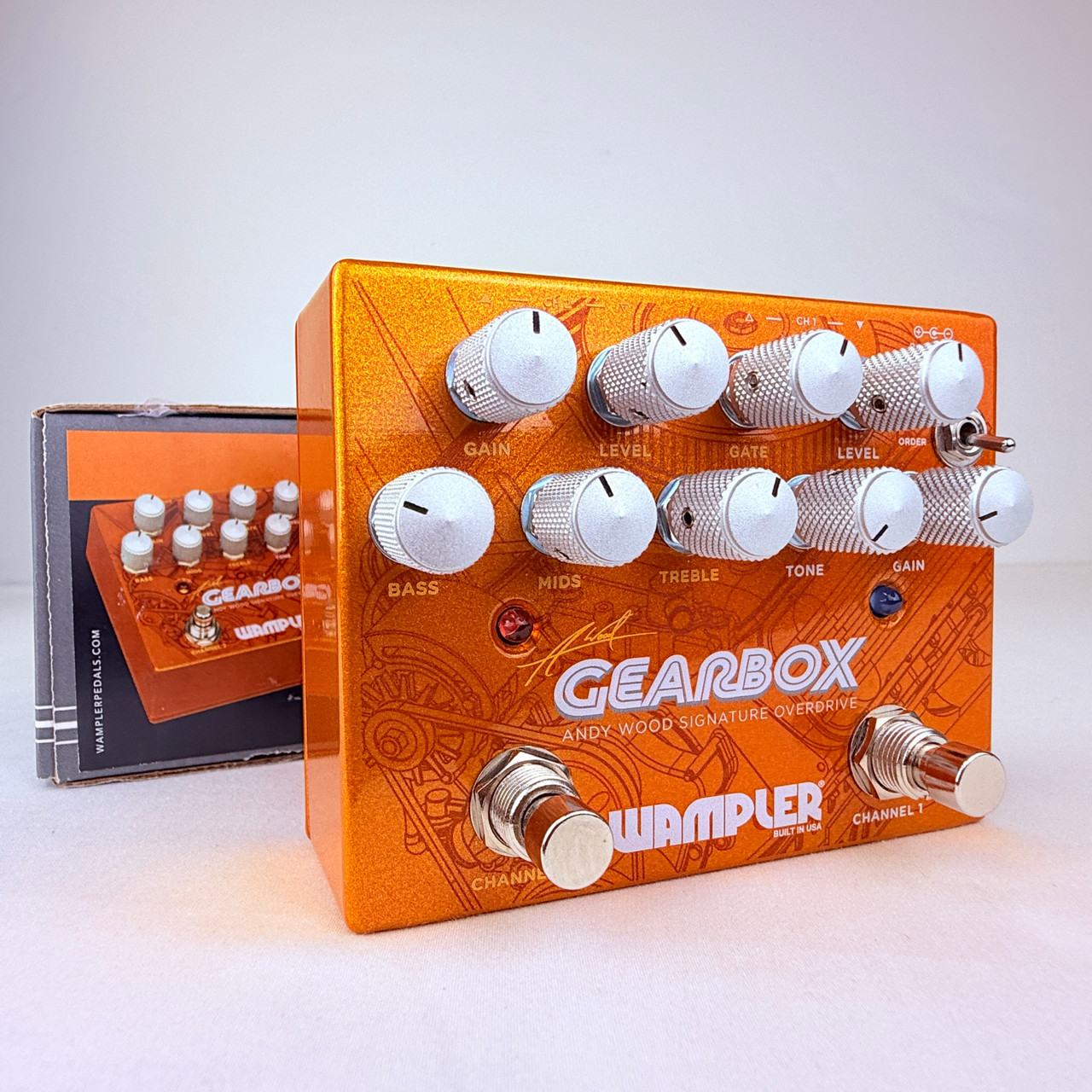 Used Wampler ANDY WOOD SIG. GEARBOX OVERDRIVE PEDAL