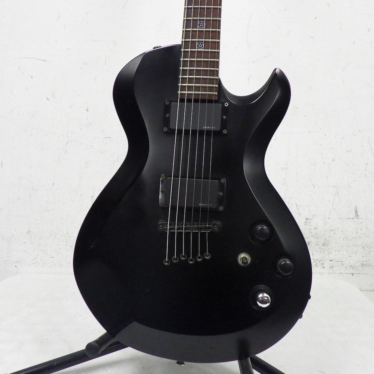 入手困難 Cort EVL-Z4 エレキギター マットブラック Used Cort EVL Z4 PENTAGRAM LP Type Electric Guitar Black 6