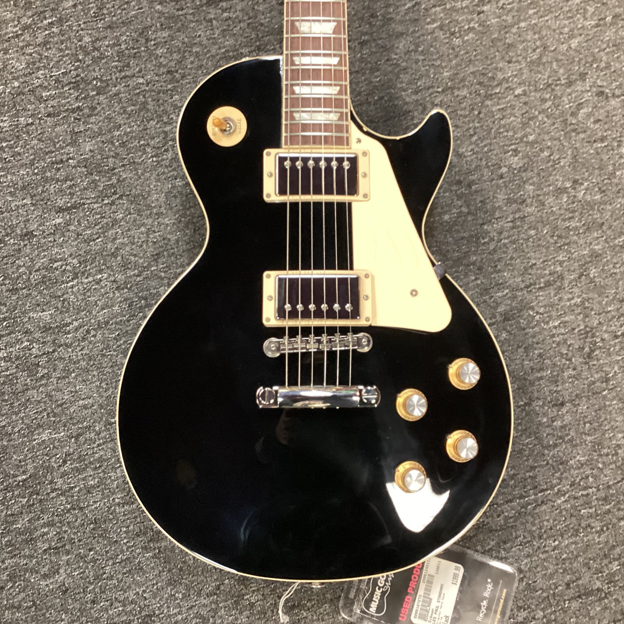 Used Gibson LES PAUL STANDARD LP Type Electric Guitar Black