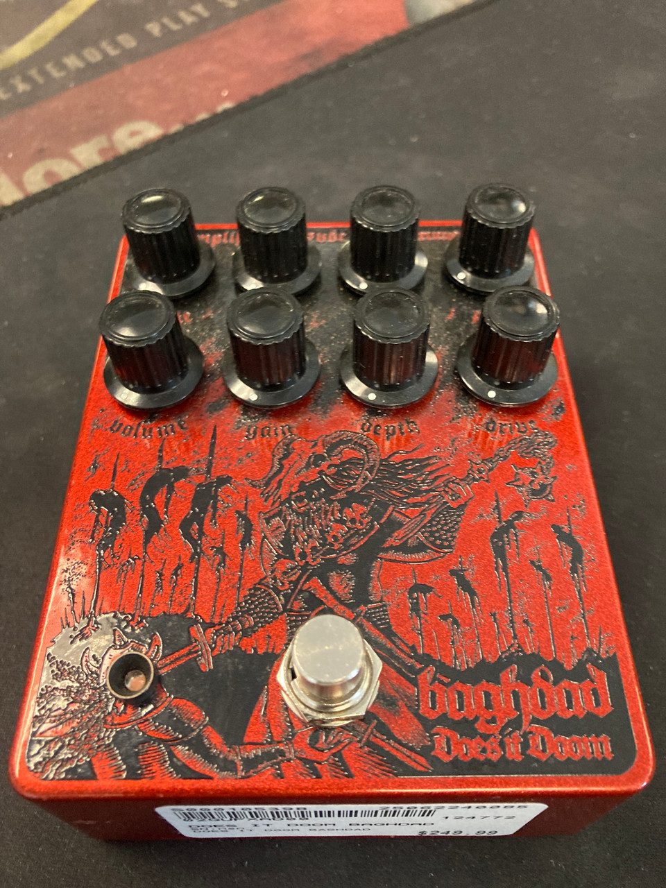 Used DOES IT DOOM BAGHDAD Distortion Pedal