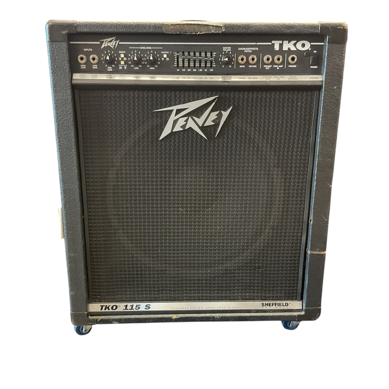 【今日明日限定値下げ】Peavey TKO 115 S ベース用アンプ 動作良好 今日明日限定値下げ】Peavey TKO 115 S ベース用アンプ 動作良好