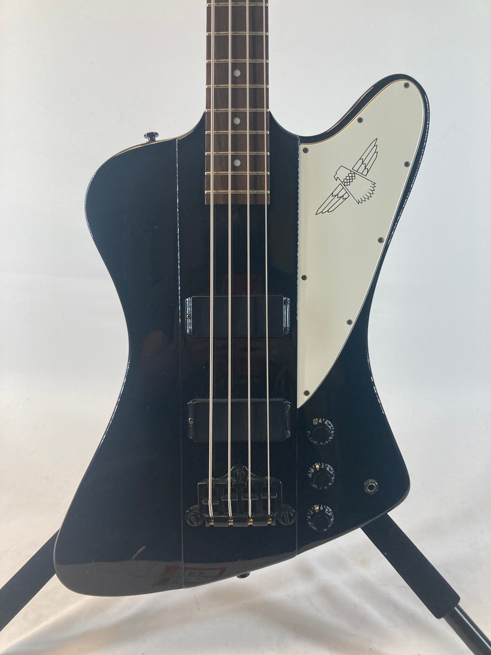 美品 Epiphone Custom Shop Thunderbird Bass Epiphone Custom Shop Thunderbird IV Bass in TV Silver - The