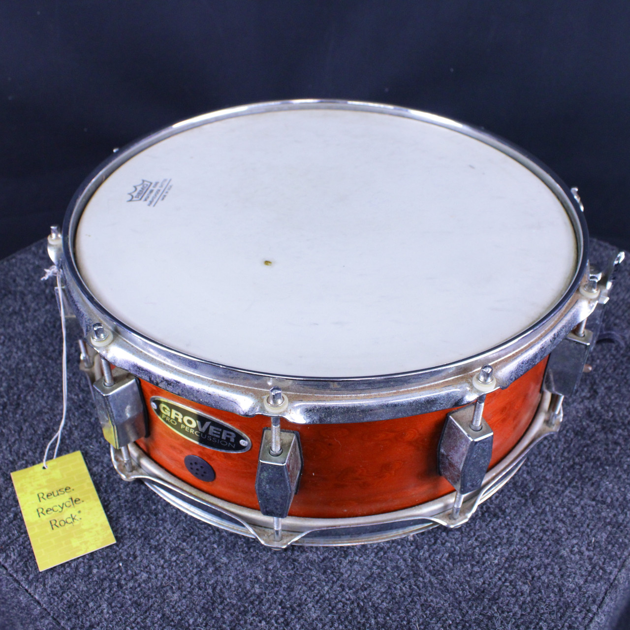 Used GROVER PRO PERCUSSION SNARE Wood Snare Drum 14