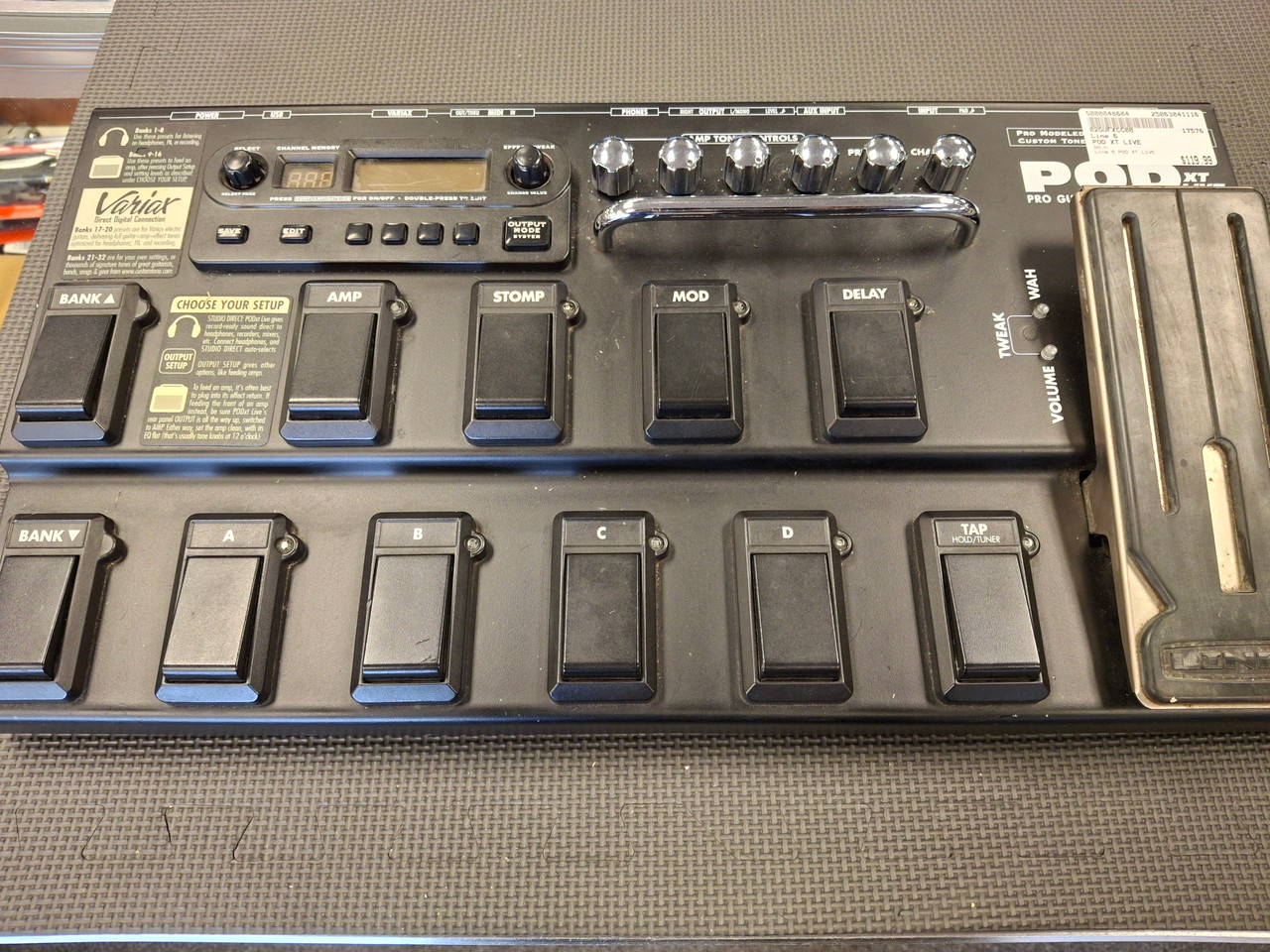 Used Line 6 POD XT LIVE Guitar Effect
