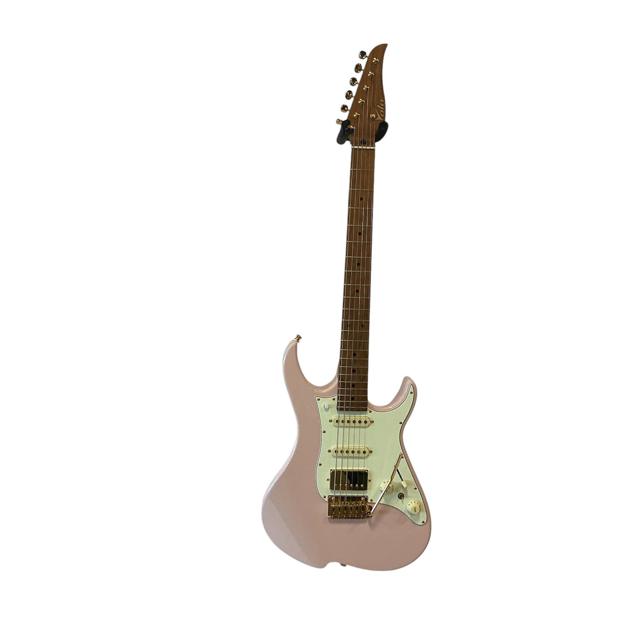 Used VOLA OZ JRM W/GIG BAG S Type Electric Guitar Pink 6-String