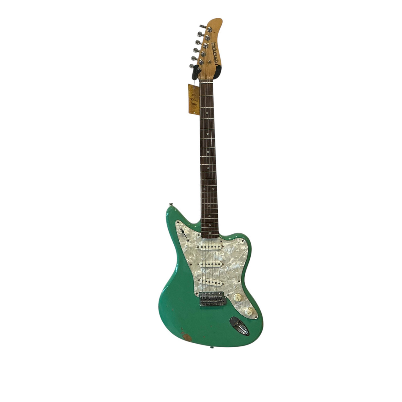 Used Fernandes JG S Type Electric Guitar Green 6-String