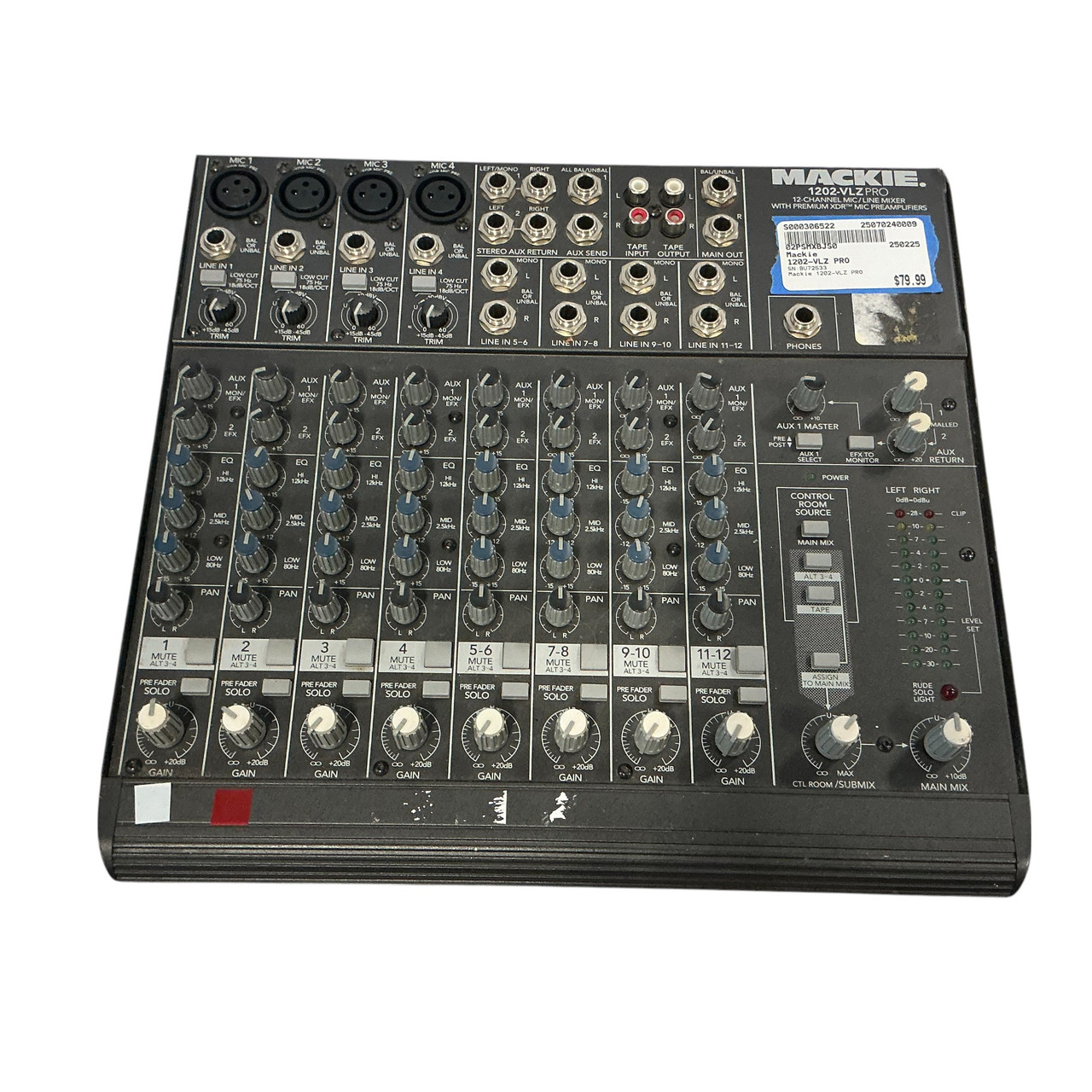Mackie 1202VLZ PRO　ミキサー Mackie 1202-VLZ Pro 12-Channel Mixer | zZounds