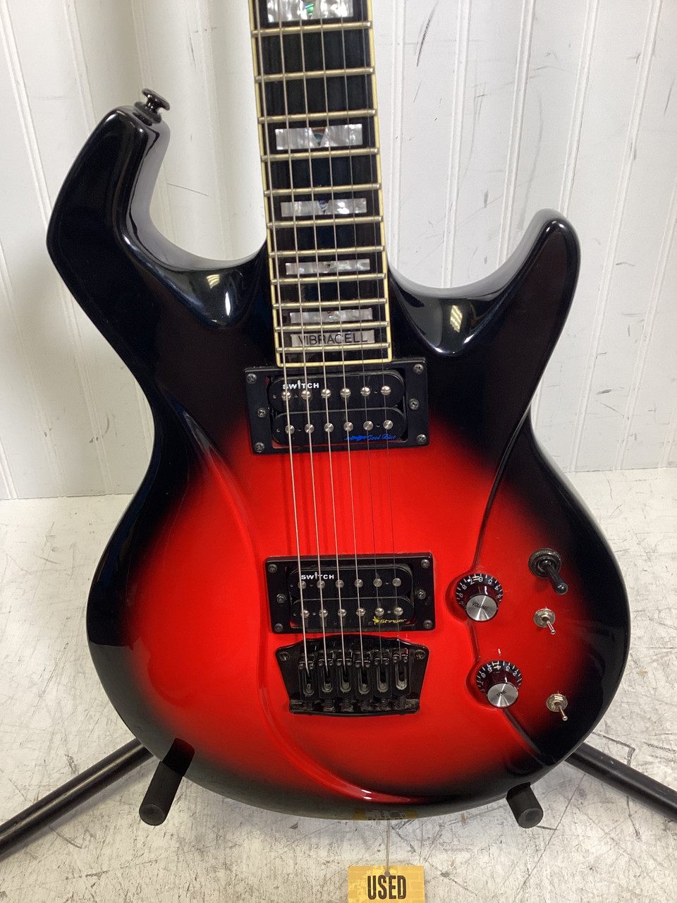 Used Switch VIBRACELL NECK THRU ELECTRIC S Type Electric