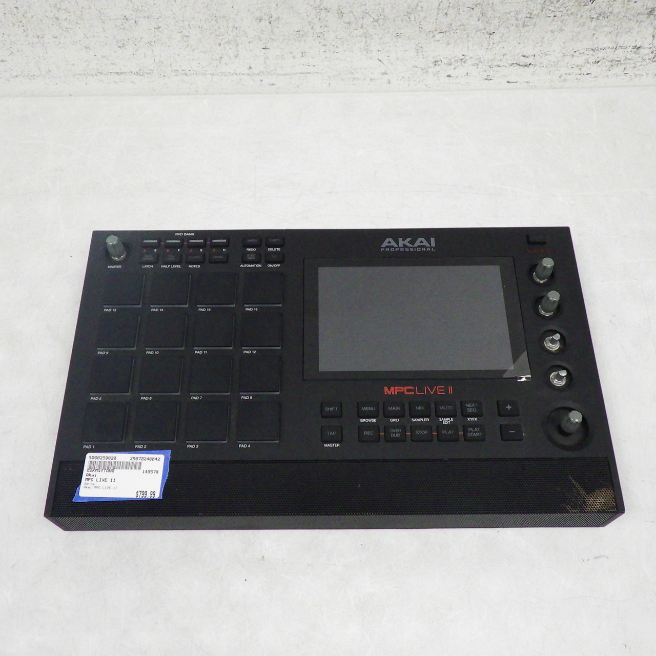 Used Akai MPC LIVE II Compact Synthesizer Compact
