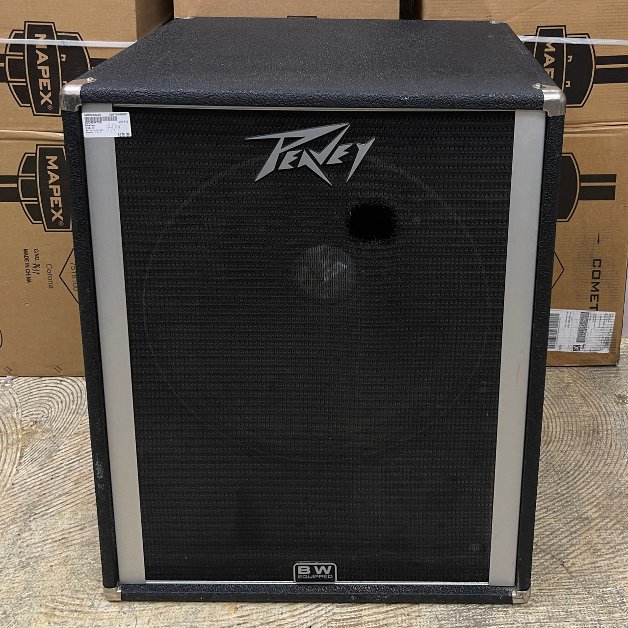 ポケバイ　アメリカン　レストアベース Used Peavey 118 D 1 x 15 Bass Guitar Cabinet 1 x 15