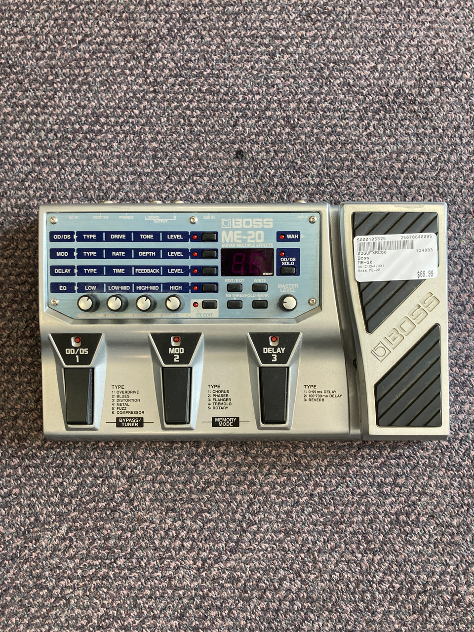 Used Boss ME-20 Guitar Effect
