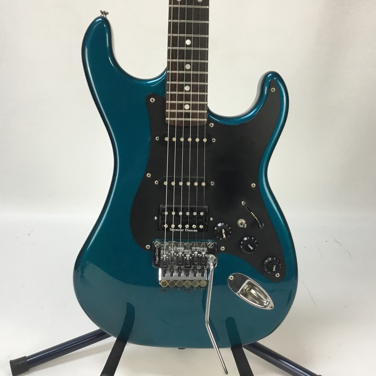Used Kramer FOCUS 3000 S Type Electric Guitar Blue 6-String