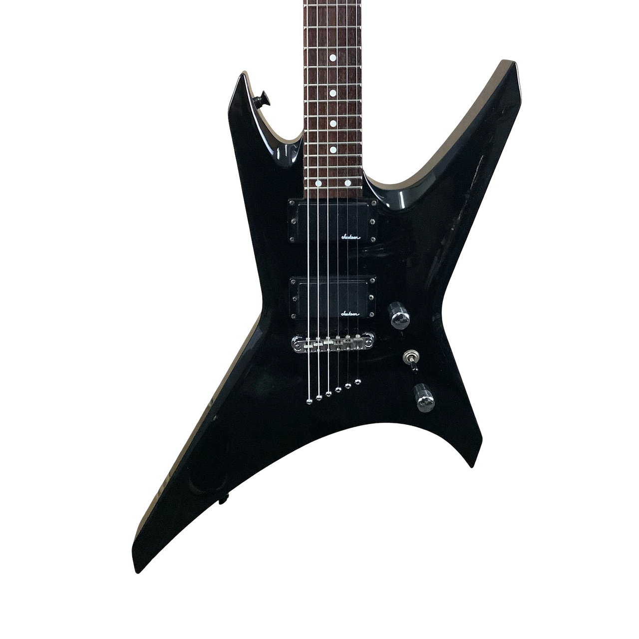 Used Jackson WARRIOR Electric Guitar Black 6-String