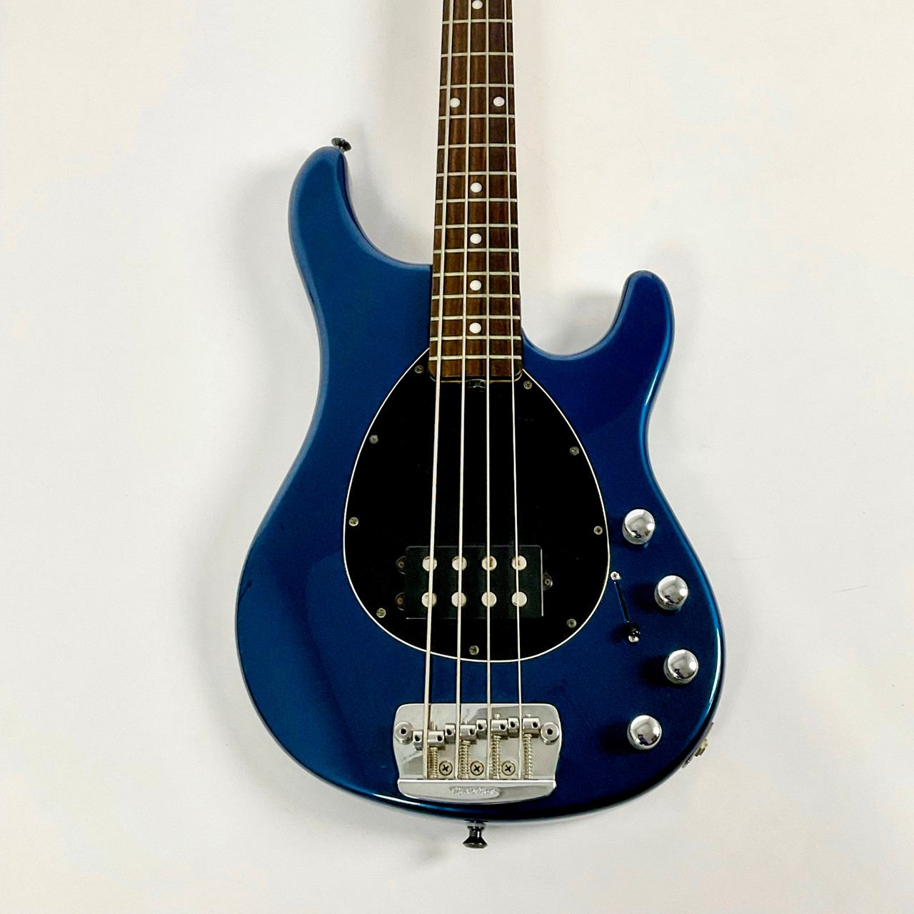 Used Ernie Ball MUSICMAN STERLING 4H USA Bass Guitar Blue Pearl 4