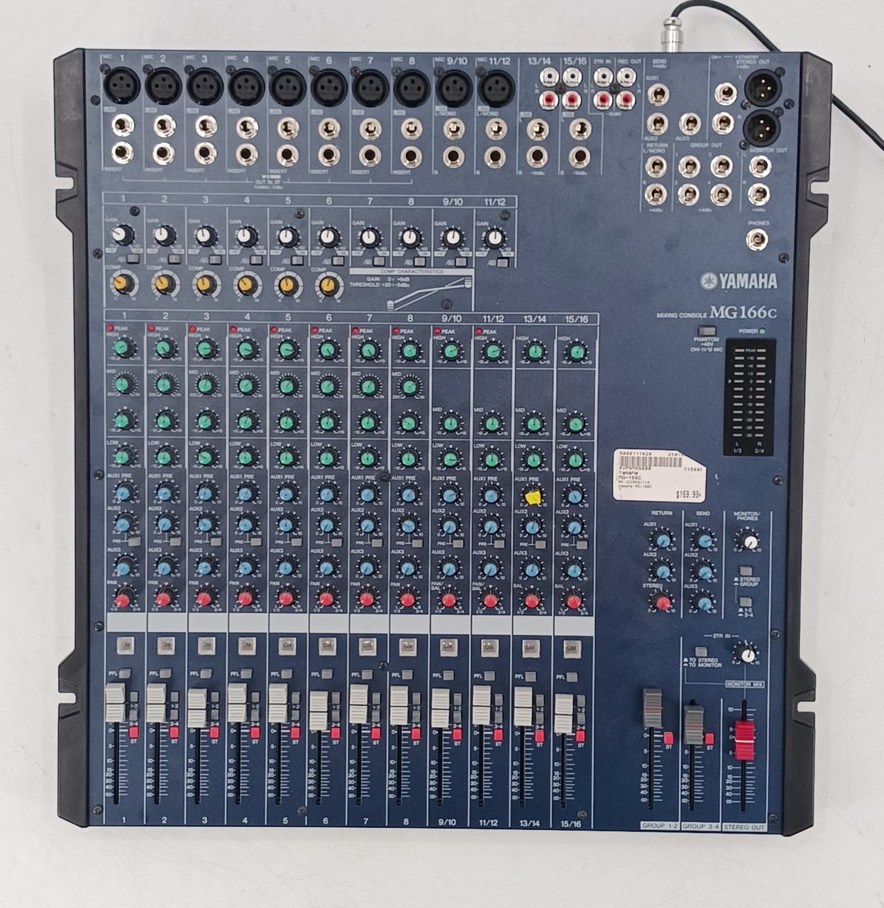 Used Yamaha MG-166C Mixing Console