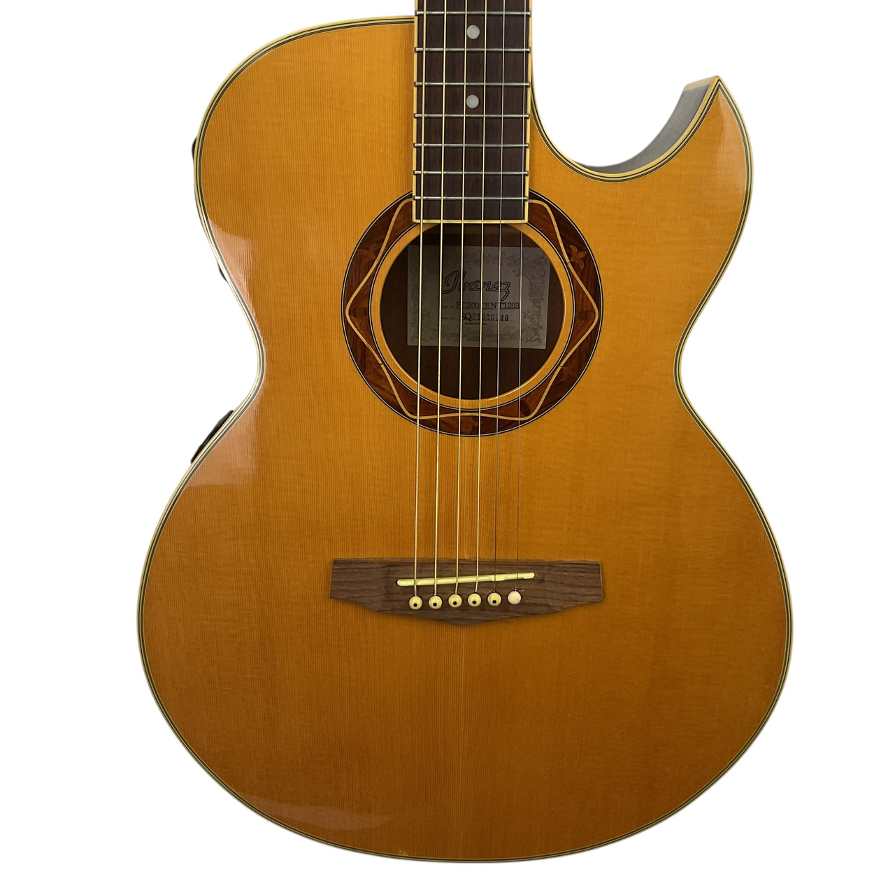 Used Ibanez PC300CENT1203 Solid Top Acoustic Guitar Wood