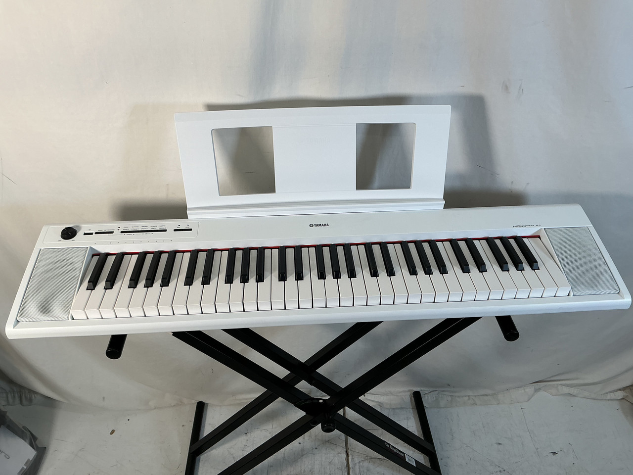 piaggero NP-12WH(ホワイト) スタンド付き Yamaha NP-12 WH 電子ピアノ