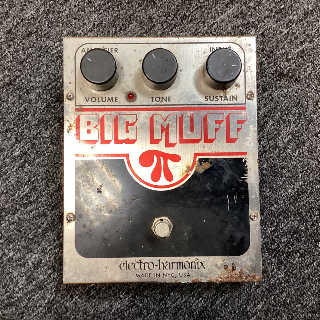 Used Electro Harmonix (E/H) BIG MUFF PI EC-3003 Fuzz Pedal