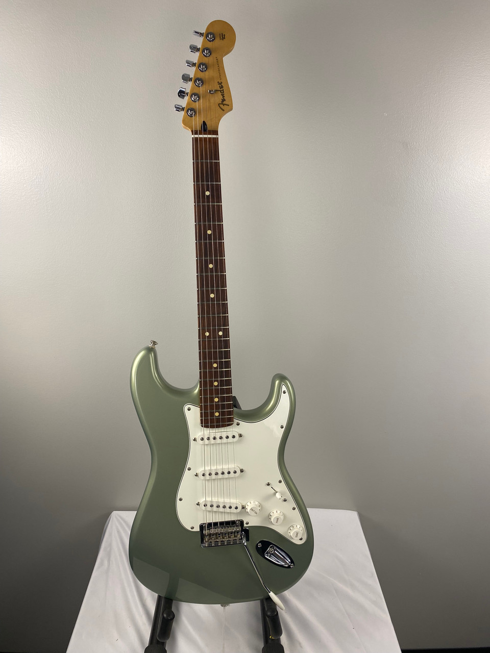 Used Fender STRAT PLAYER SAGE GREEN Vintage S Type Electric Guitar