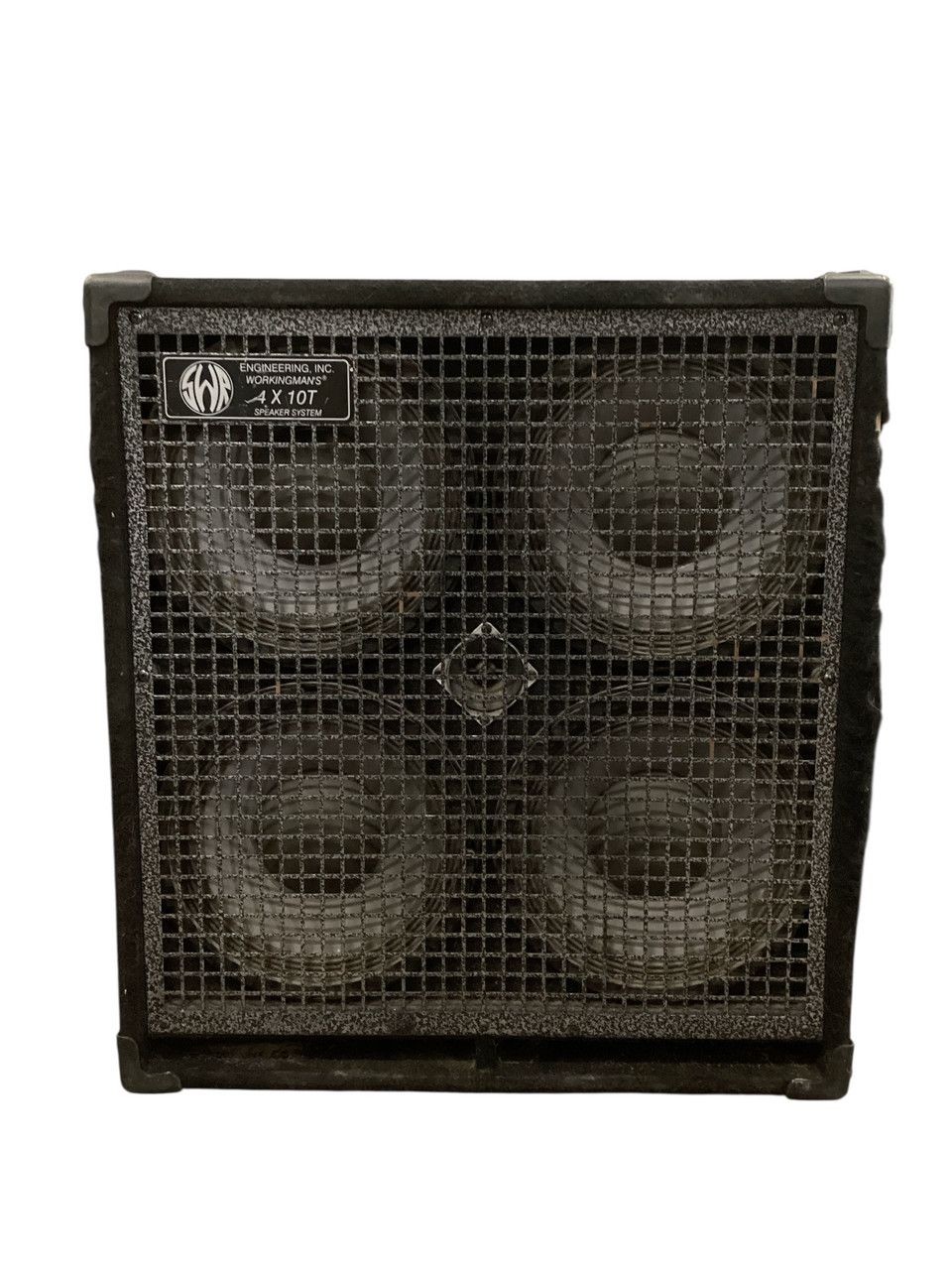 Used SWR WORKINGMAN 4X10 CAB -AS IS WEAR 4 x 10 Bass Guitar
